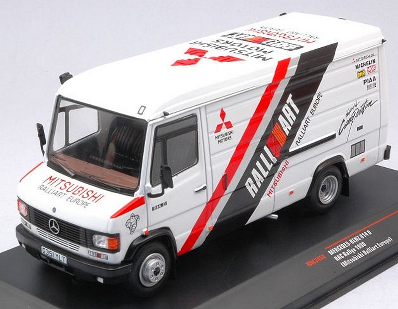 Mercedes 814D RAC Rally 1990 Mitsubishi Ralliart Europe Assistance 1990 by ixo-models