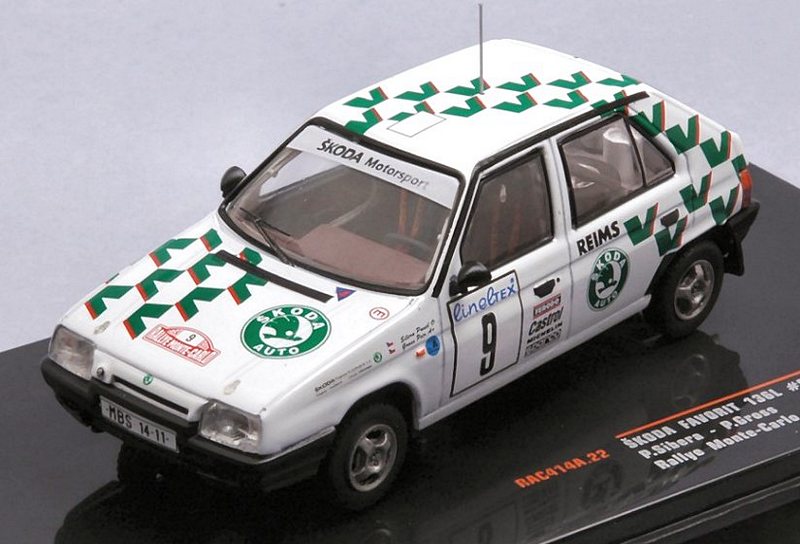 Skoda Favorit #9 Rally Monte Carlo 1993 Sibera - Gross by ixo-models