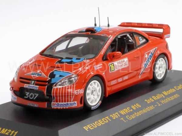 Peugeot 307 WRC #16 Rally Monte Carlo 2006 Gardemeister - Honkanen by ixo-models