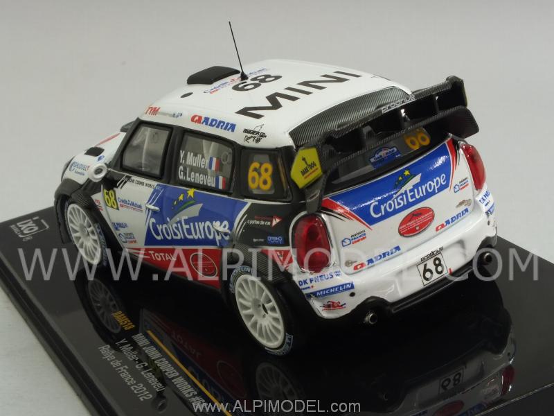 Mini John Cooper Works #68 Rally De France Muller - Leneveu - ixo-models