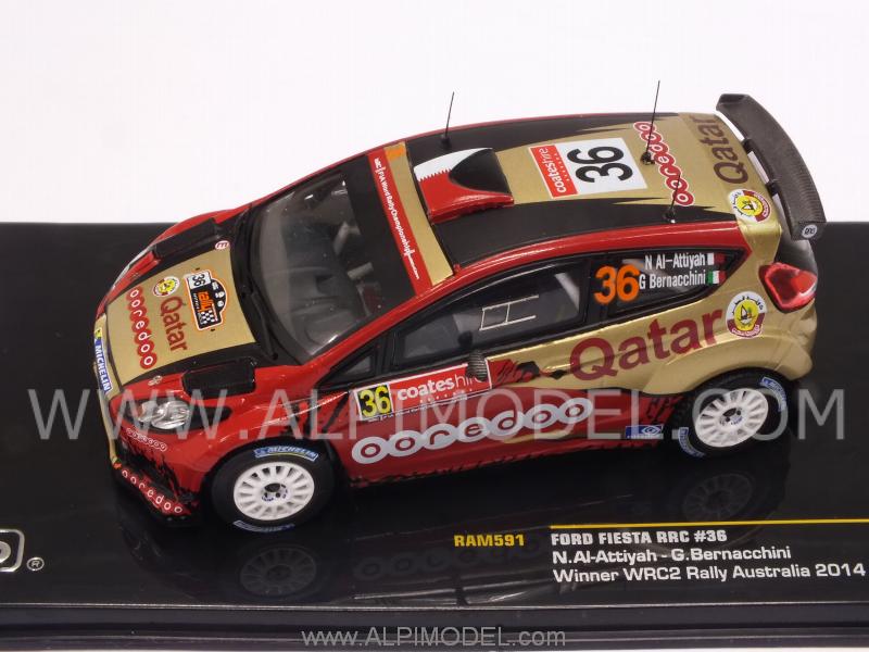 Ford Fiesta RAC #36 Winner WRC2 Rally Australia 2014 Attiyah - Bernacchini - ixo-models