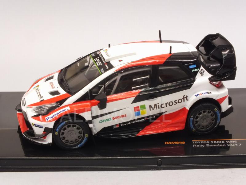 Toyota Yaris WRC Rally Sweden 2017 (includes decals options for #10 and #11) - ixo-models