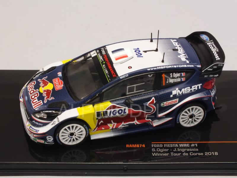 Ford Fiesta WRC #1 Winner Tour De Corse 2018 Ogier - Ingrassia - ixo-models