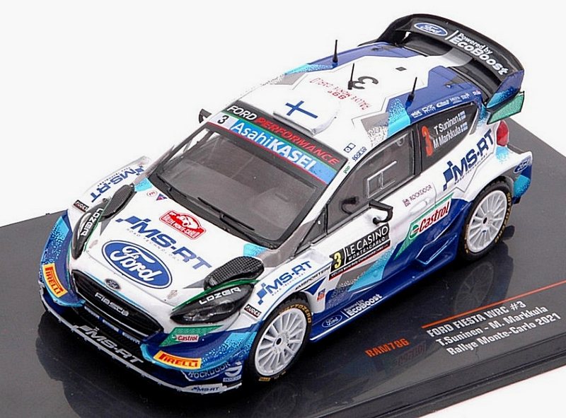 Ford Fiesta WRC #3 Rally Monte Carlo 2021 Suninen - Markkula by ixo-models