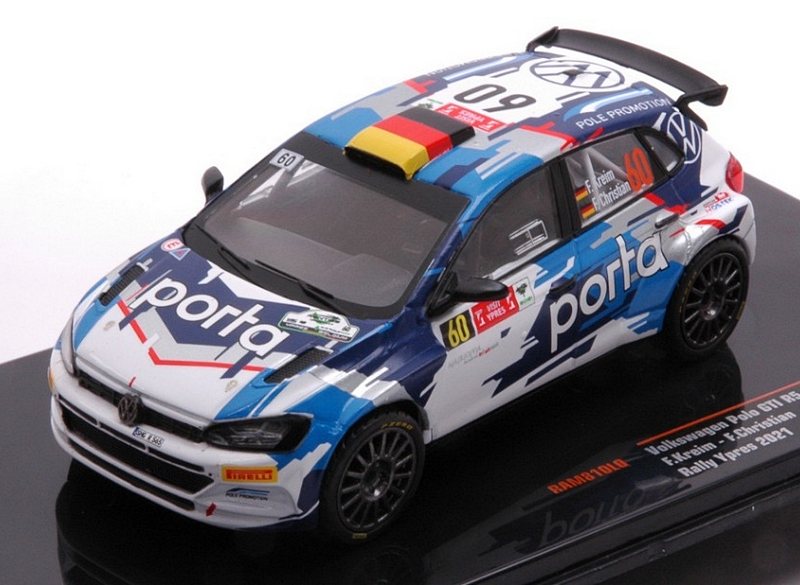Volkswagen Polo GTI R5 #60 Rally Ypres 2021 Kreim - Christian by ixo-models
