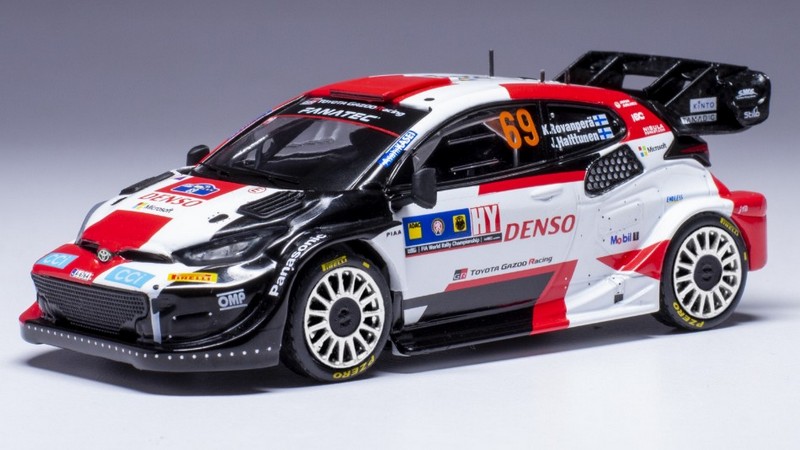 Toyota Yaris GR WRC #69 Centrral European Rally 2023 Rovanpera - Halttunen by ixo-models