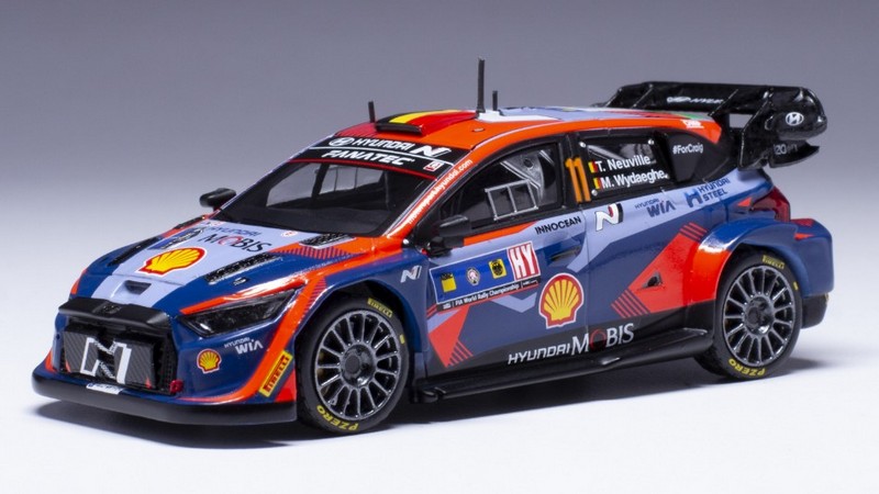 Hyundai I20N WRC #11 Centr.Europe Rally 2023 Neuville - Wydaeghe by ixo-models
