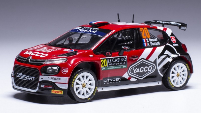 Citroen C3 Rally2 #20 Rally Monte Carlo 2024 Rrosse l Dunand by ixo-models