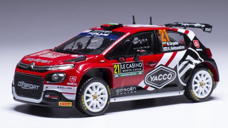 Citroen C3 Rally2 #21 Rally Monte Carlo 2024 Gryazin - Aleksandrov by ixo-models