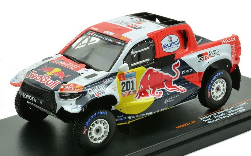 Toyota GR DKR Hilux T #201 Rally Dakar 2022 Attiyah-Baumel by ixo-models