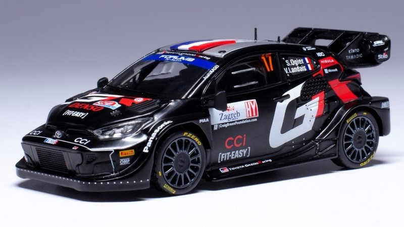 Toyota Yaris WRC #17 Rally Croatia 2024 Ogier - Landais by ixo-models