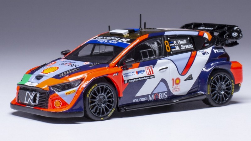 Hyundai I20N WRC #8 Rally Croatia 2024 Tanak-Jarveoja by ixo-models
