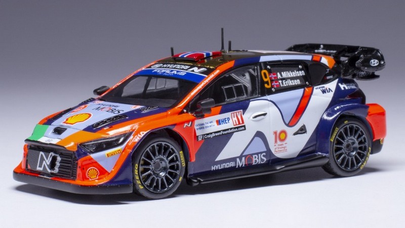 Hyundai I20N WRC #1 Rally Croatia 2022 Mikkelsen-Eriksen by ixo-models