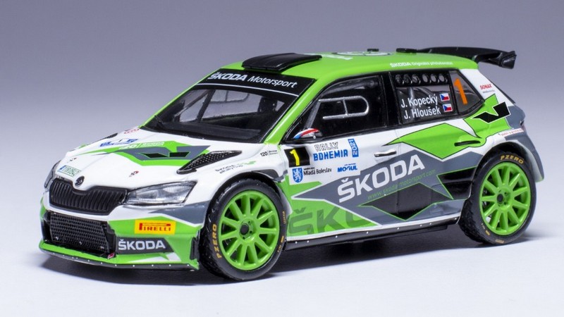 Skoda Fabia Rally2 E #1 Rally Bohemia 2021 Kopecky-Hlousek by ixo-models