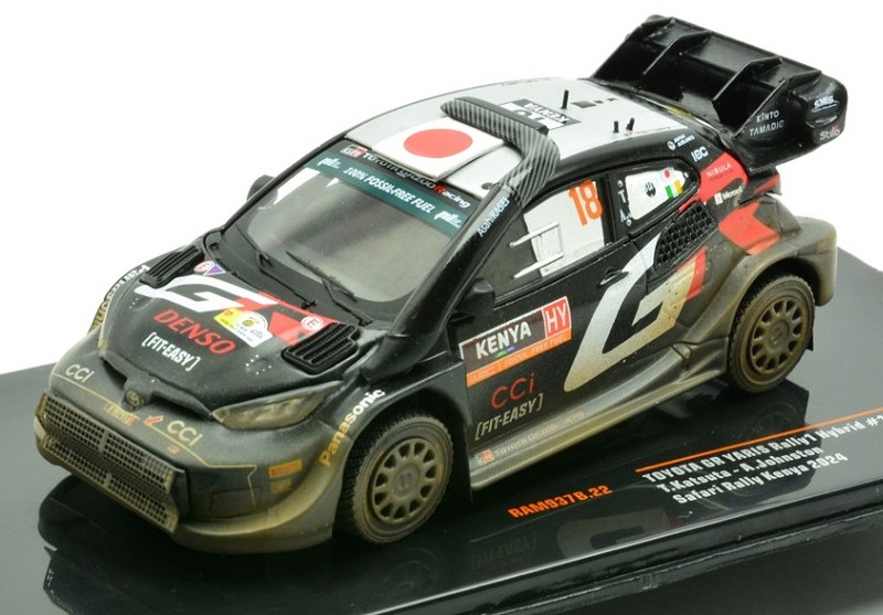 Toyota Yaris WRC #18 Safari Rally Kenya 2024 Katsuta-Johnston by ixo-models