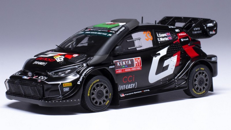 Toyota Yaris WRC #33 Safari Rally Kenia 2024 Evans-Martin by ixo-models