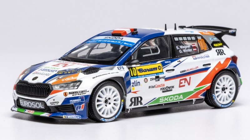 Skoda Fabia #10 Rally Barum 2023 Wagner-Winter by ixo-models