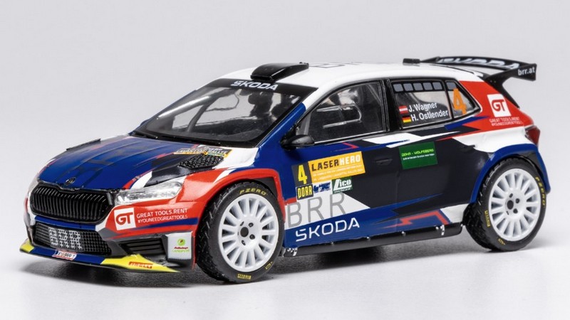 Skoda Fabia #4 Rally Lavanttal 2024 Wagner-Ostlender by ixo-models