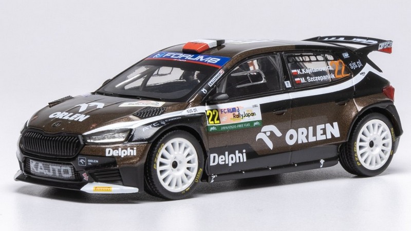 Skoda Fabia #22 Rally Japan 2024 Kajetanowicz-Szczepaniak by ixo-models