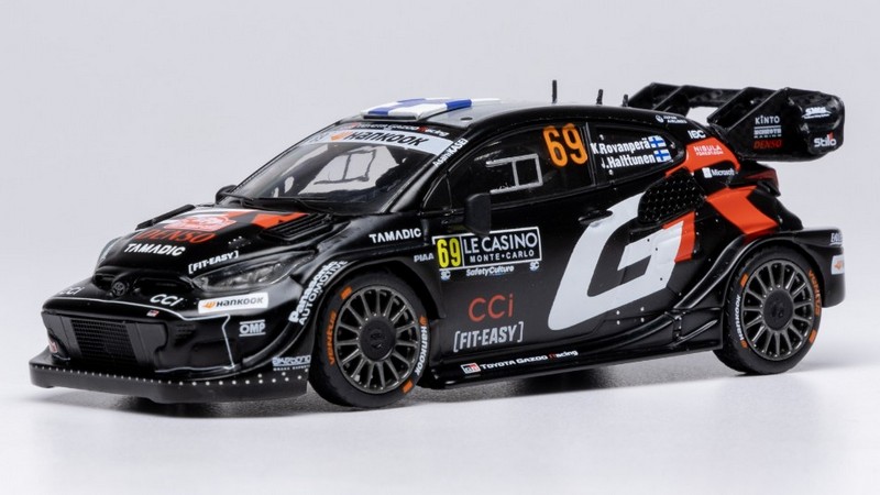 Toyota Yaris GR #69 Rally Monte Carlo 2025 Rovanpera-Halltunen by ixo-models