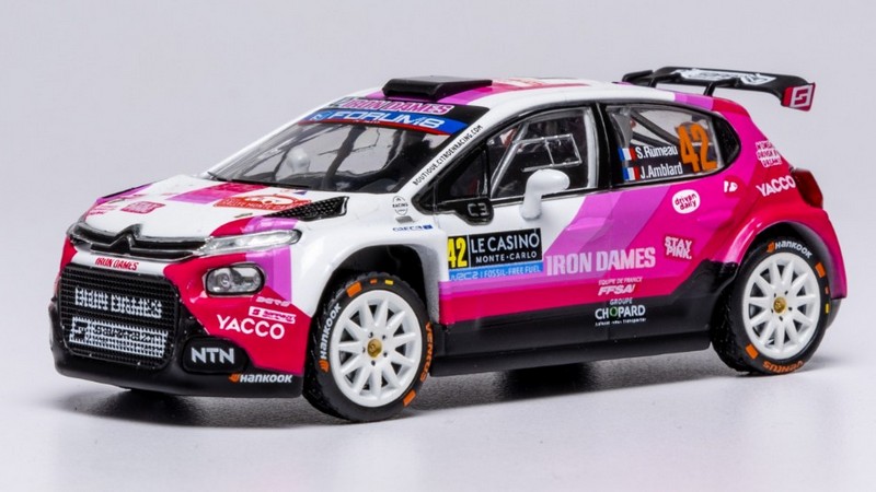 Citroen C3 #42 Rally2 Rally Monte Carlo 2025 Rumeau-Amblard by ixo-models