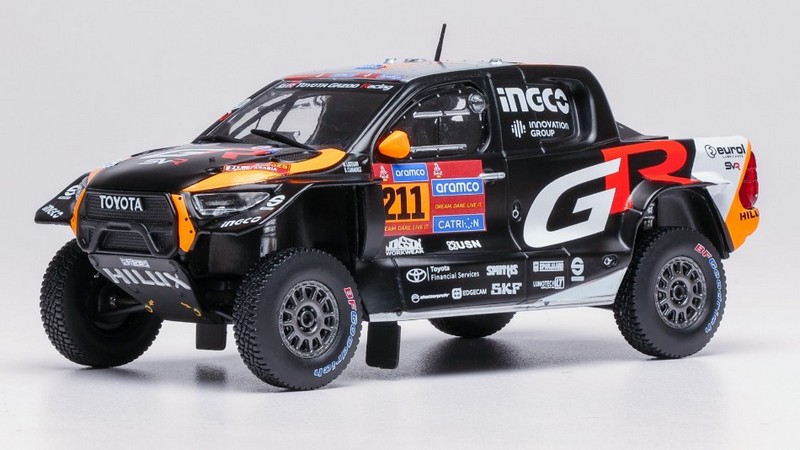 Toyota GR DKR Hilux Evo T1+ #211 Rally Dakar 2025 Henk-Brett by ixo-models