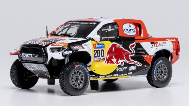 Toyota GR DKR Hilux Evo T1+ #200 Rally Dakar 2023 Attiya-Baumel by ixo-models