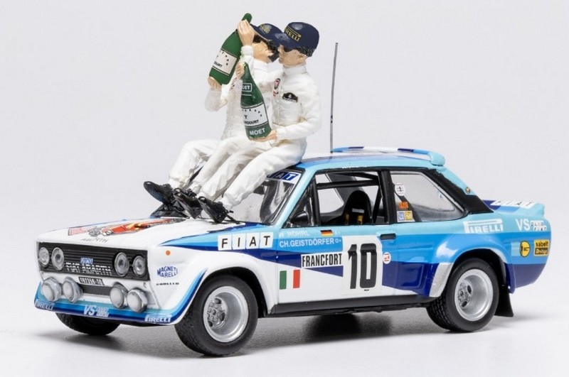 Fiat 131 Abarth #10 Rally Monte Carlo 1980 Rohrl-Geistdorfer (with figurines) by ixo-models