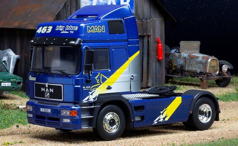 MAN F2000 Truck 1994 (Blue) by ixo-models