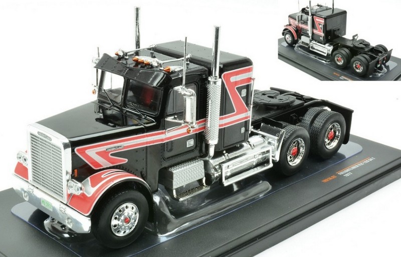 Freightliner FLC 120 64 T 1977 (Black/Red) by ixo-models