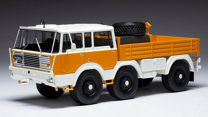 Tatra 813 8x8 Truck 1968 (Orange/White) by ixo-models