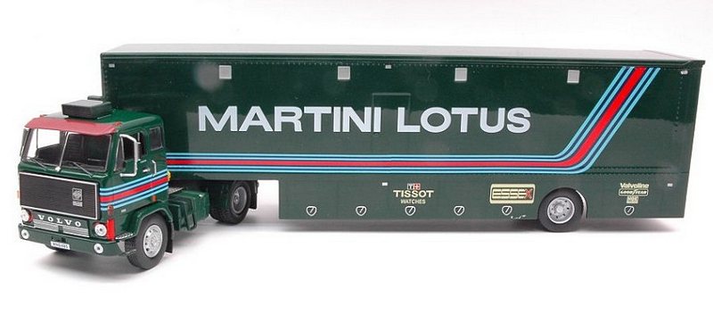 Volvo F88 Lotus Martini Race Transporter Truck by ixo-models