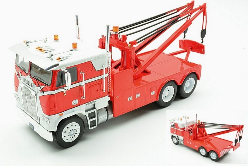 Freightliner FLA Wrecker Truck 1987 (Red/White) by ixo-models
