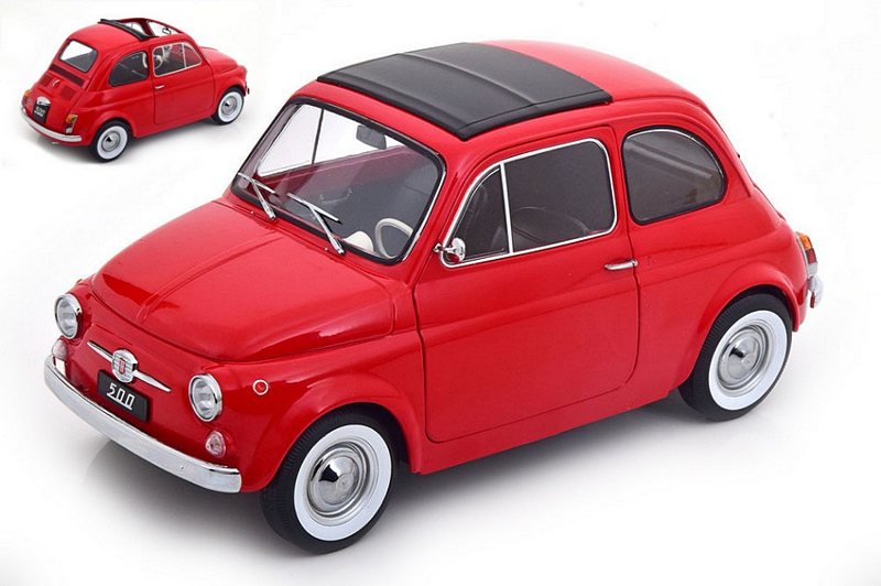 Fiat 500 1968 (Red) by kk-scale-models