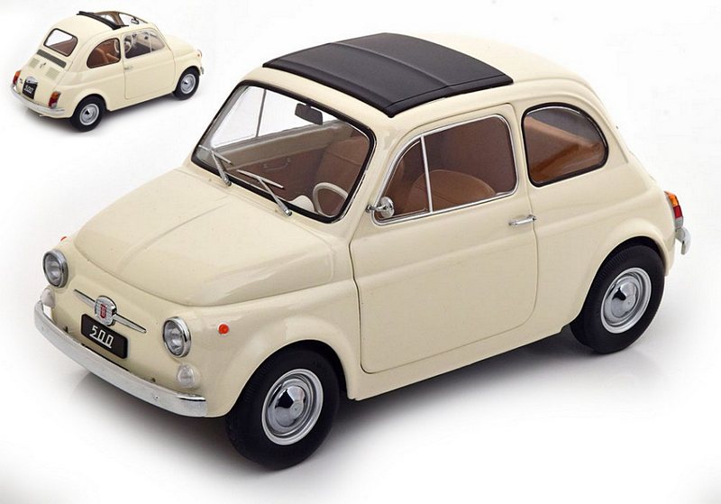 Fiat 500 1968 (Cream) by kk-scale-models