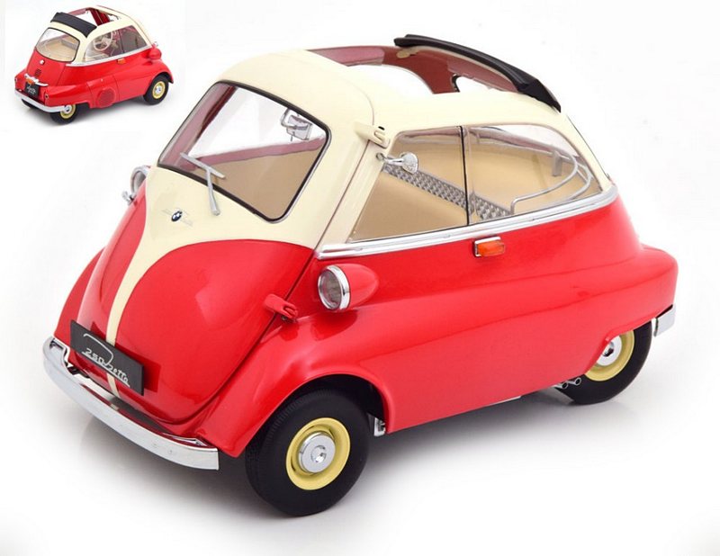 BMW 250 Isetta 1959 (Red/White) by kk-scale-models