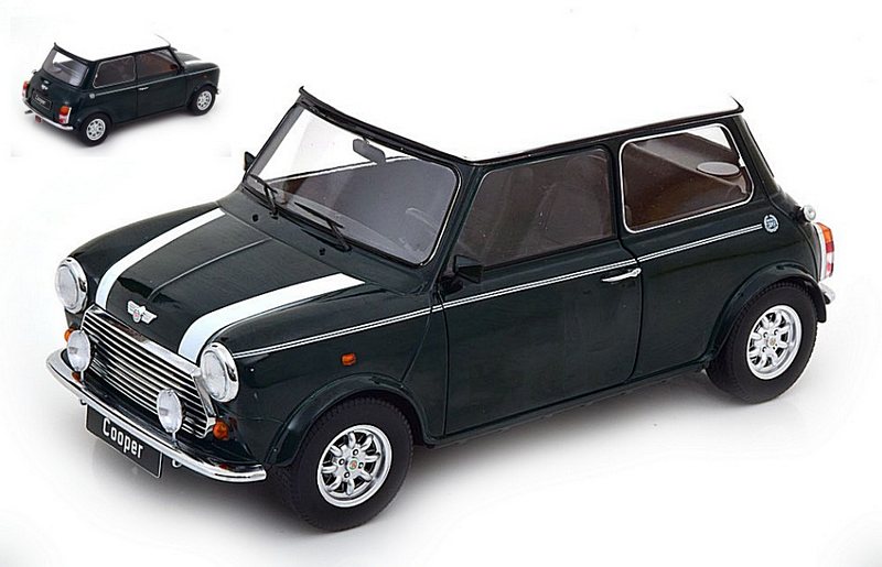 Mini Cooper (Dark Green/White) by kk-scale-models