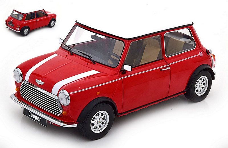 Mini Cooper (Red/White) by kk-scale-models