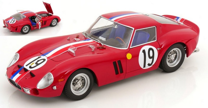 Ferrari 250 GTO #19 Le Mans 1962 Noblet - Guichet by kk-scale-models