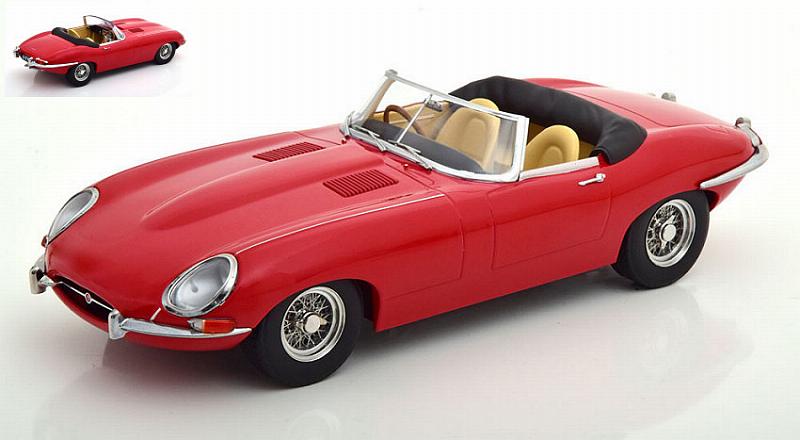 Jaguar E-Type Spider open Series 1 1961 (Red) by kk-scale-models