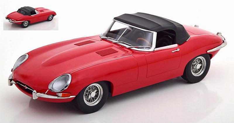 Jaguar E-Type Spider closed Series 1 1961 (Red) by kk-scale-models