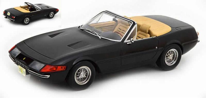 Ferrari 365 GTB Daytona Convertible 1st Serie 1969 (Black) by kk-scale-models