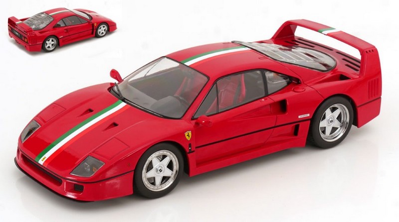 Ferrari F40 Italia Design (Red) by kk-scale-models