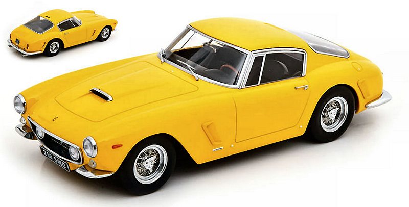Ferrari 250 SWB Passo Corto 1961 (Yellow) by kk-scale-models