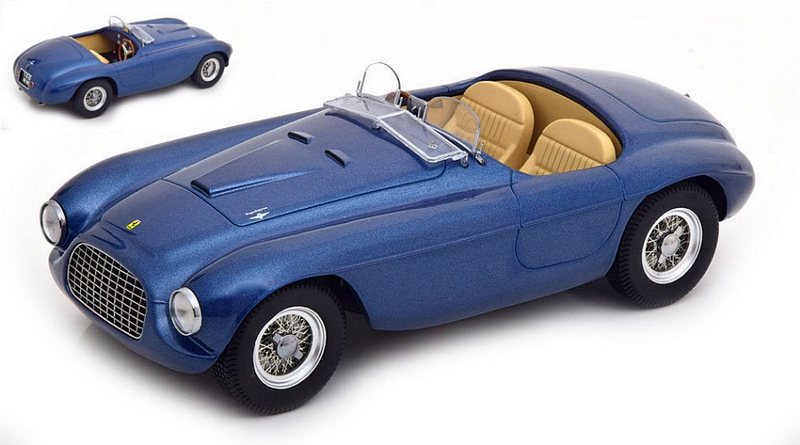 Ferrari 166 MM Barchetta 1949 (Blue) by kk-scale-models