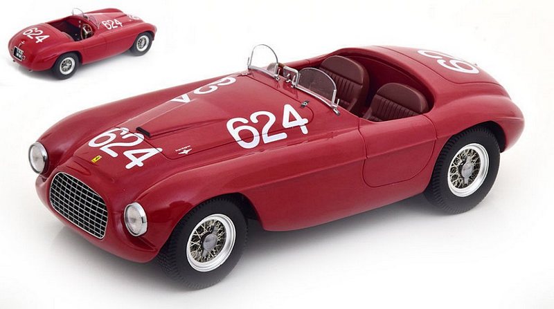 Ferrari 166 MM #624 Winner Mille Miglia 1949 Biondetti - Salani by kk-scale-models