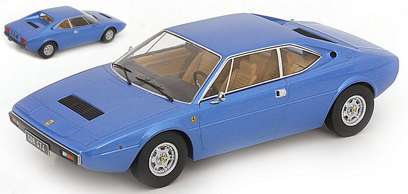 Ferrari 308 GT4 1974 (Light Blue Metallic) by kk-scale-models