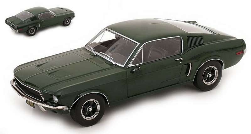 Ford Mustang GT Fastback Bullit 1968 (Dark Green) by kk-scale-models