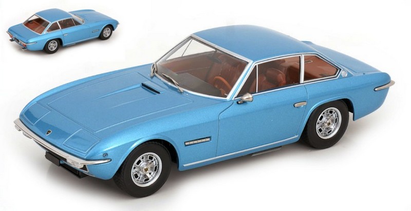Lamborghini Islero S 1969 (Light Blue Metallic) by kk-scale-models