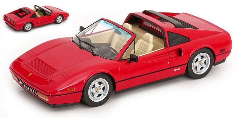 Ferrari 328 GTS US Version Beverly Hills Cop II 1985 (Red) by kk-scale-models